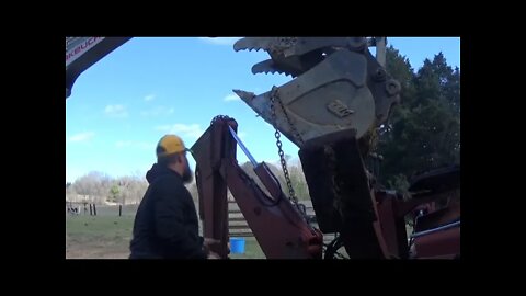 Ditch Witch bucket removal