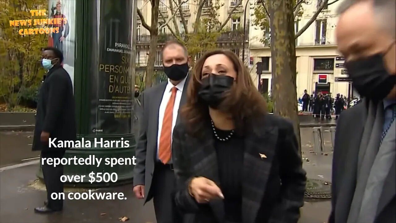 VP Harris talks about American families struggling, yet the next day has fun shopping in Paris.