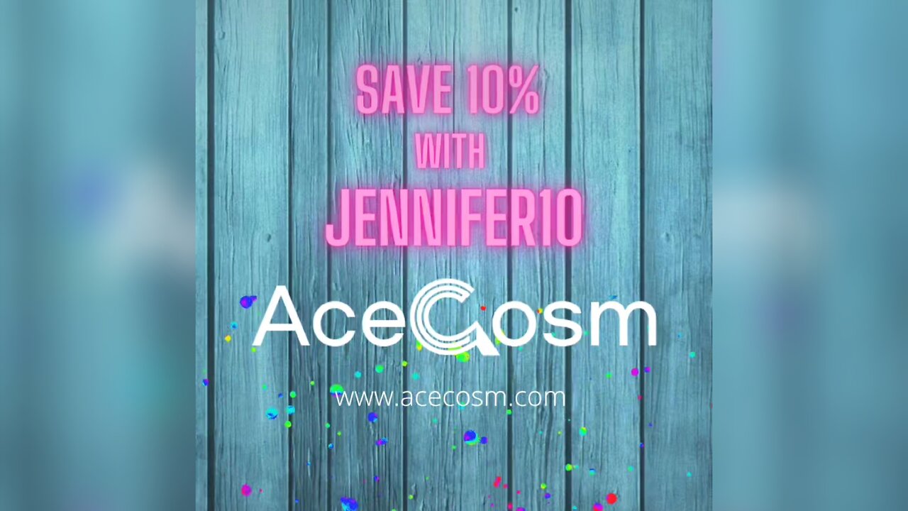 Save 10% with JENNIFER10 at Acecosm.com