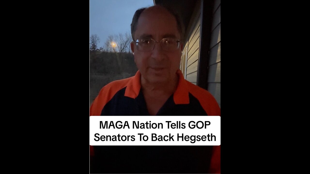 MAGA Nation Tells GOP Senators To Back Hegseth