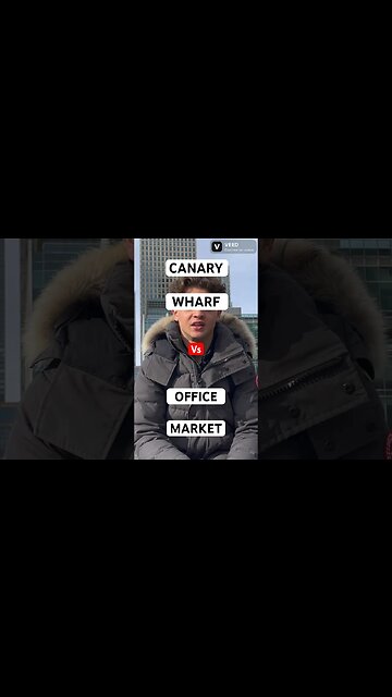 Will the OFFICE MARKET affect CANARY WHARF?! #shorts