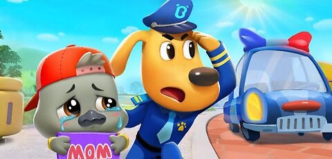 Baby Swan Got Lost | Police Cartoon | Kids Cartoon | Sheriff Labrador | BabyBus