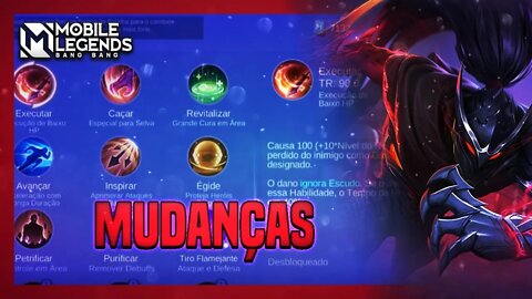 BUFFS E NERFS, ITENS E FEITIÇOS | ATUALIZAÇÕES DO SERVER AVANÇADO | MLBB