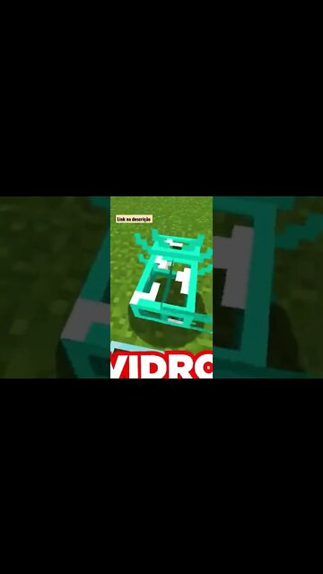 MINECRAFT: ATHOS TRANSFORMA TUDO EM VIDRO NO MUNDO! #shorts