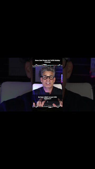 Does God Tempt Us? With Bobby Conway @ChristianityStillMakesSense #shorts