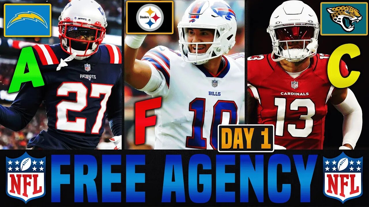 Grading NFL Free Agency Signings | Day 1