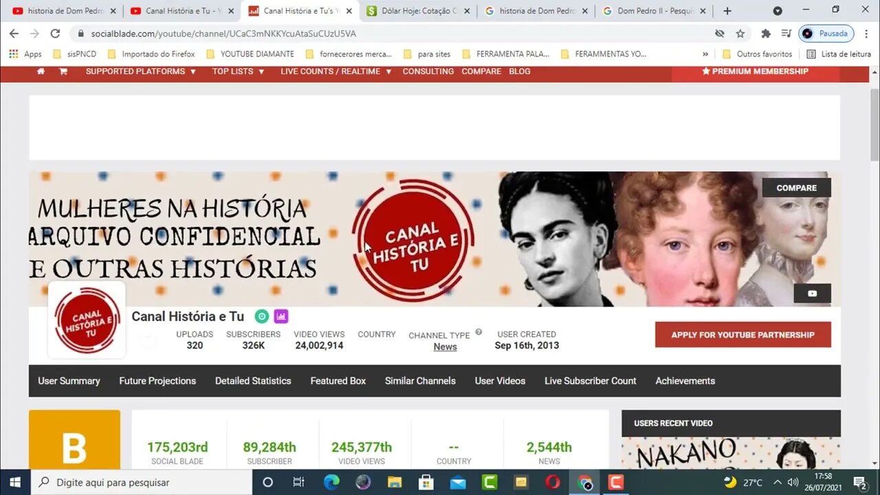 🤑🤑COMO GANHA R$ 3 619 CONTANDO HISTORIAS DO BRASIL COMO GANHAR DINHEIRO NO YOUTUBE SIMPLES