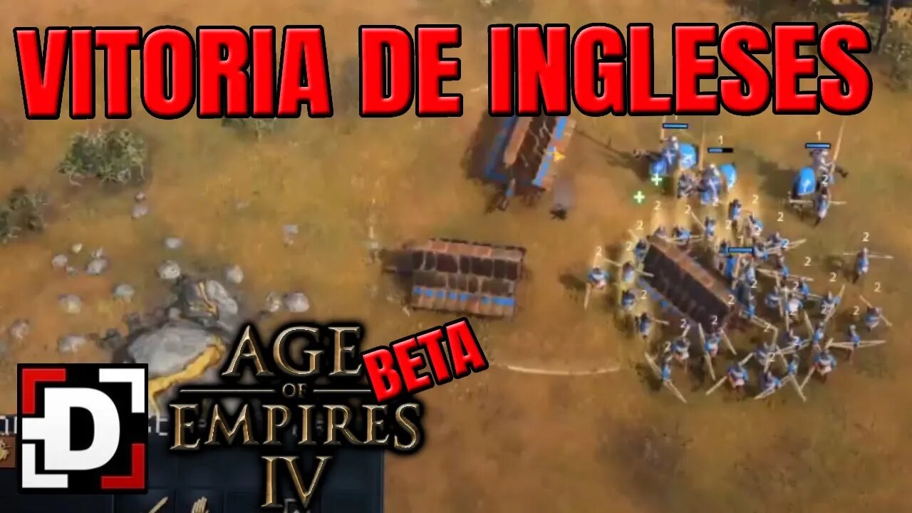 Ganhando com Ingleses no Age of Empires 4