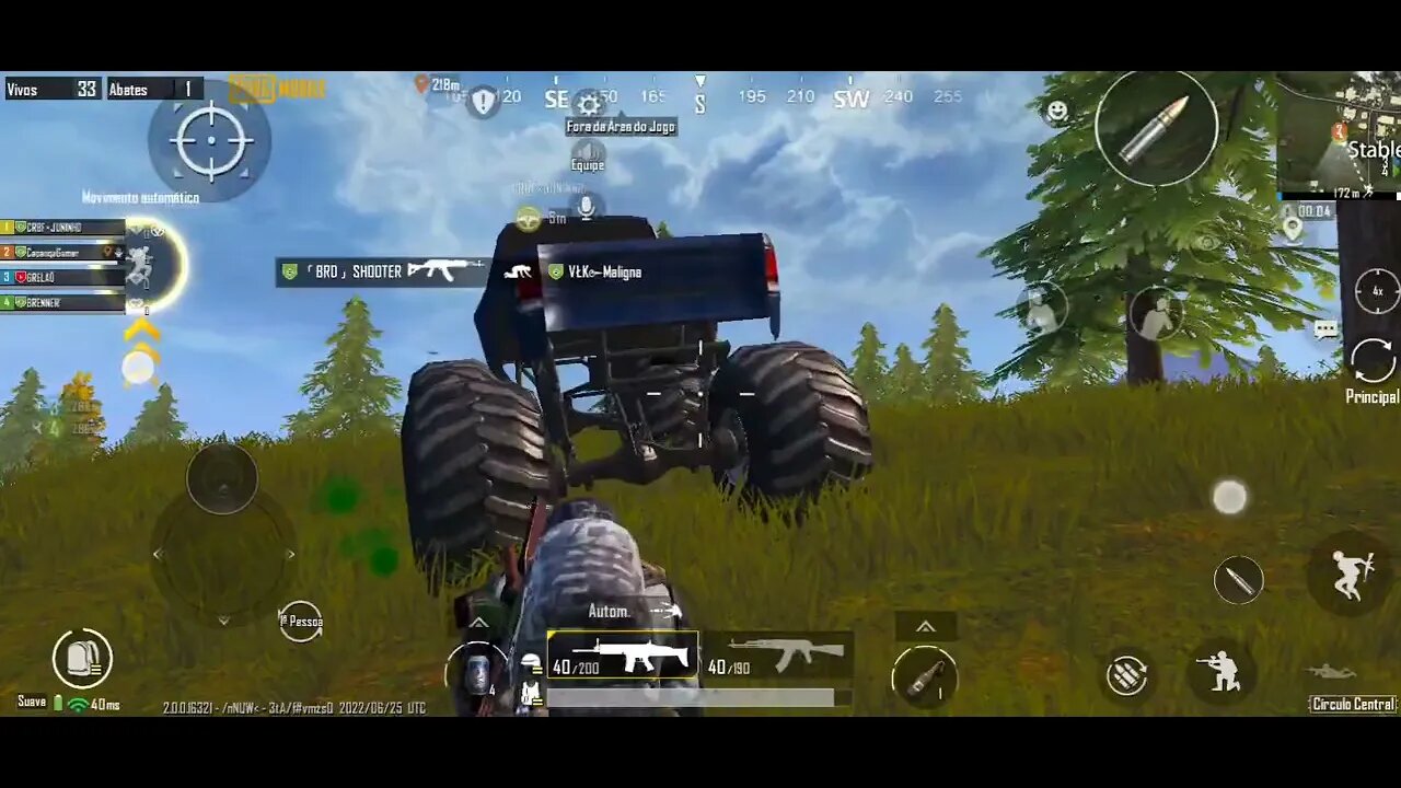 Receba. Jogando PUBG Mobile