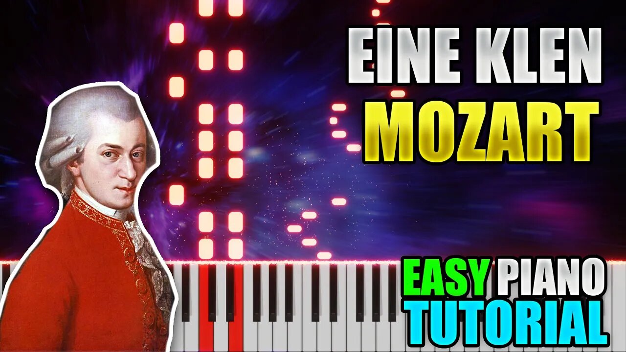 Eine Klen - Mozart | Easy Piano Tutorial