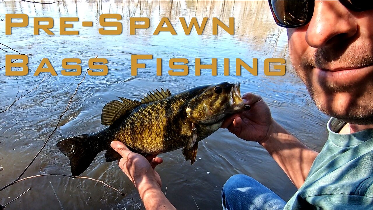 Pre-Spawn Bass Fishing on the Kalamazoo River 2023