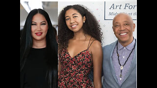 Kimora lee Simmons and Aoki lee dresses strained relationship with Russell