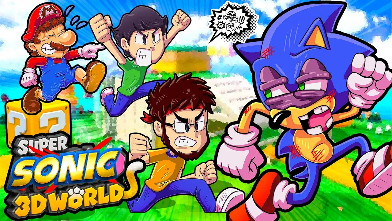 SONIC INVADIU o Super Mario 3D WORLD (feat. @Coelho no Japão )