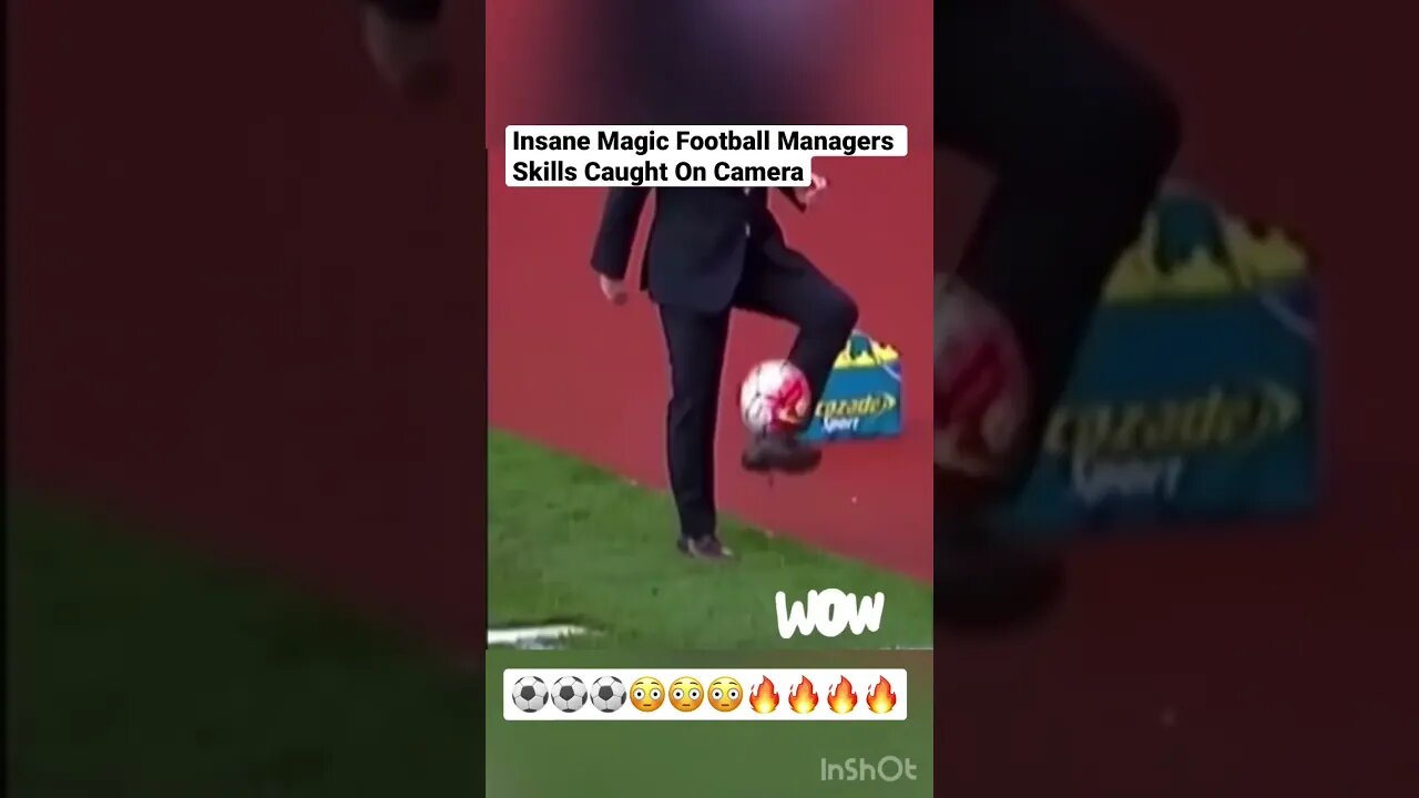 Insane Magic Football Managers Skills Caught On Camera #shorts #football