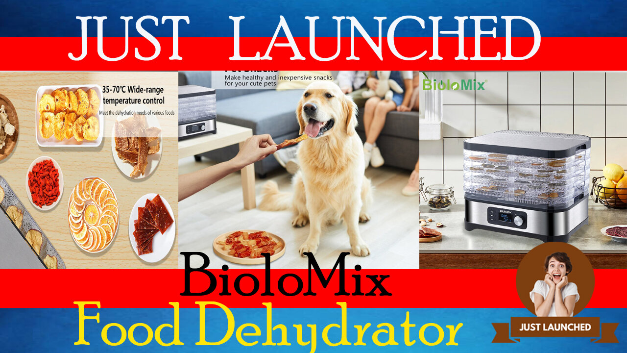 Introducing BioloMix Food Dryer Dehydrator