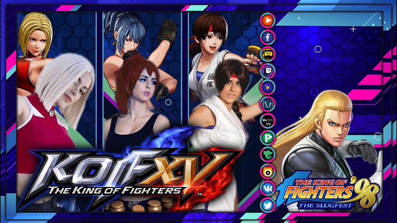 KOF 98 & KOF 15 FT´S COM INSCRITOS #LIVE 341