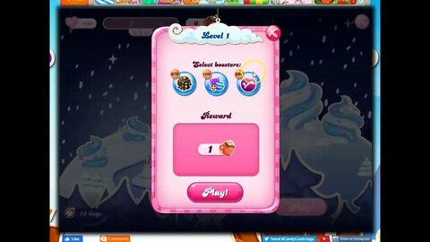 Winter Festival Level 1 Talkthrough for Candy Crush Saga (Level 985)