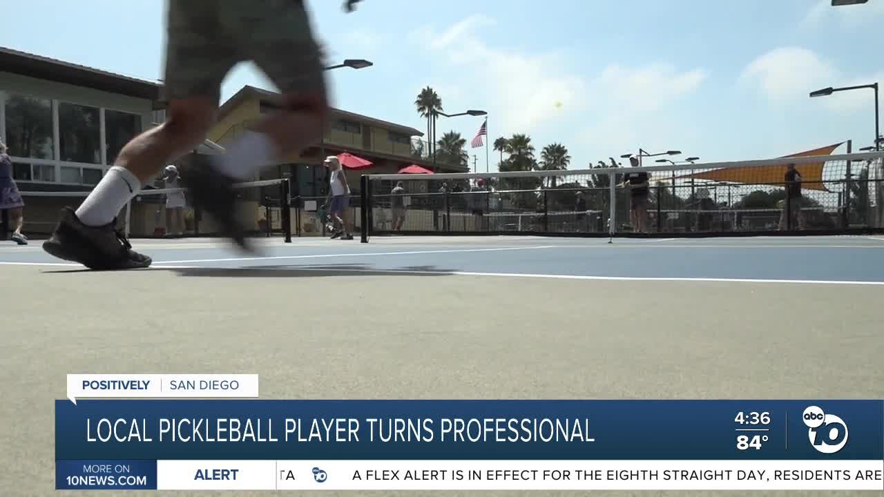 Local Pickleball player turns professional