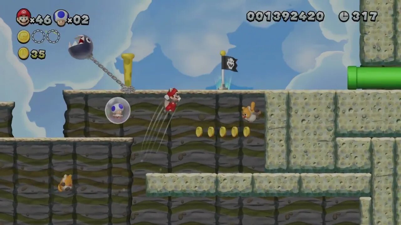 New Super Mario Bros U Rock Candy Mines 3