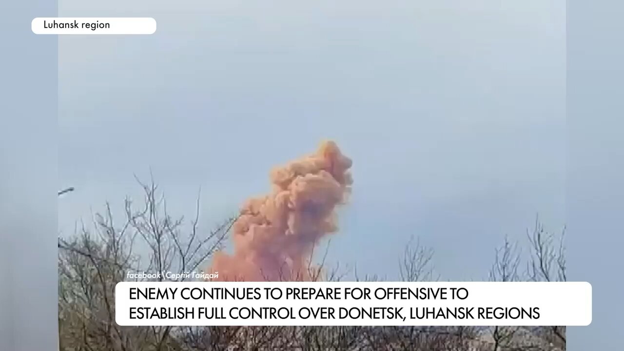 Russia continues to build up forces to try to launch an offensive in the East of Ukraine.