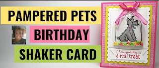 Adorable Pampered Pets Shaker Card