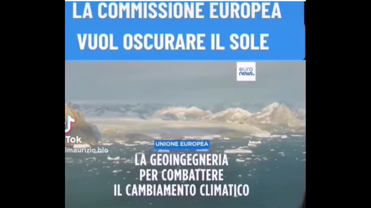 GEOINGEGNERIA SOLARE: <<La UE vuol oscurare il sole>>