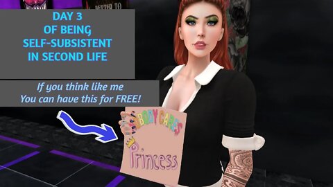 [Day 3] of being Self- Subsistent in Second Life: A Productive Day at my shop!