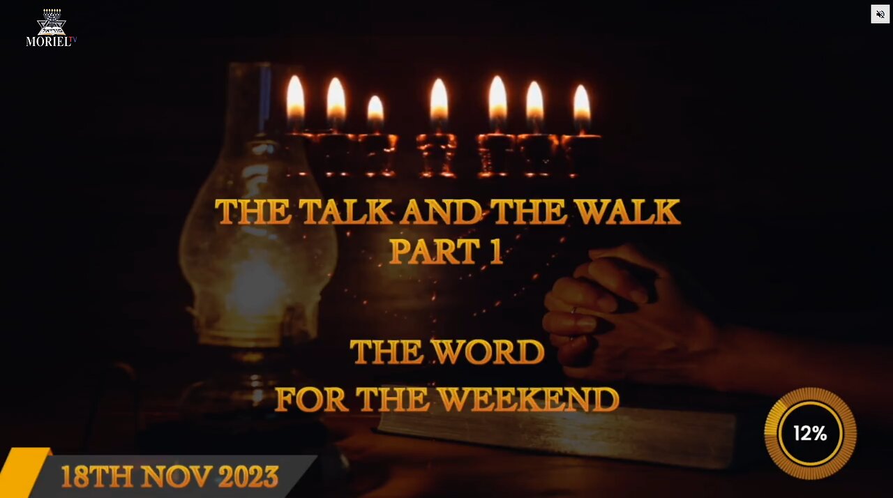 Word for the Weekend The Talk and The Walk Part 1