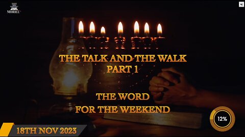 Word for the Weekend The Talk and The Walk Part 1