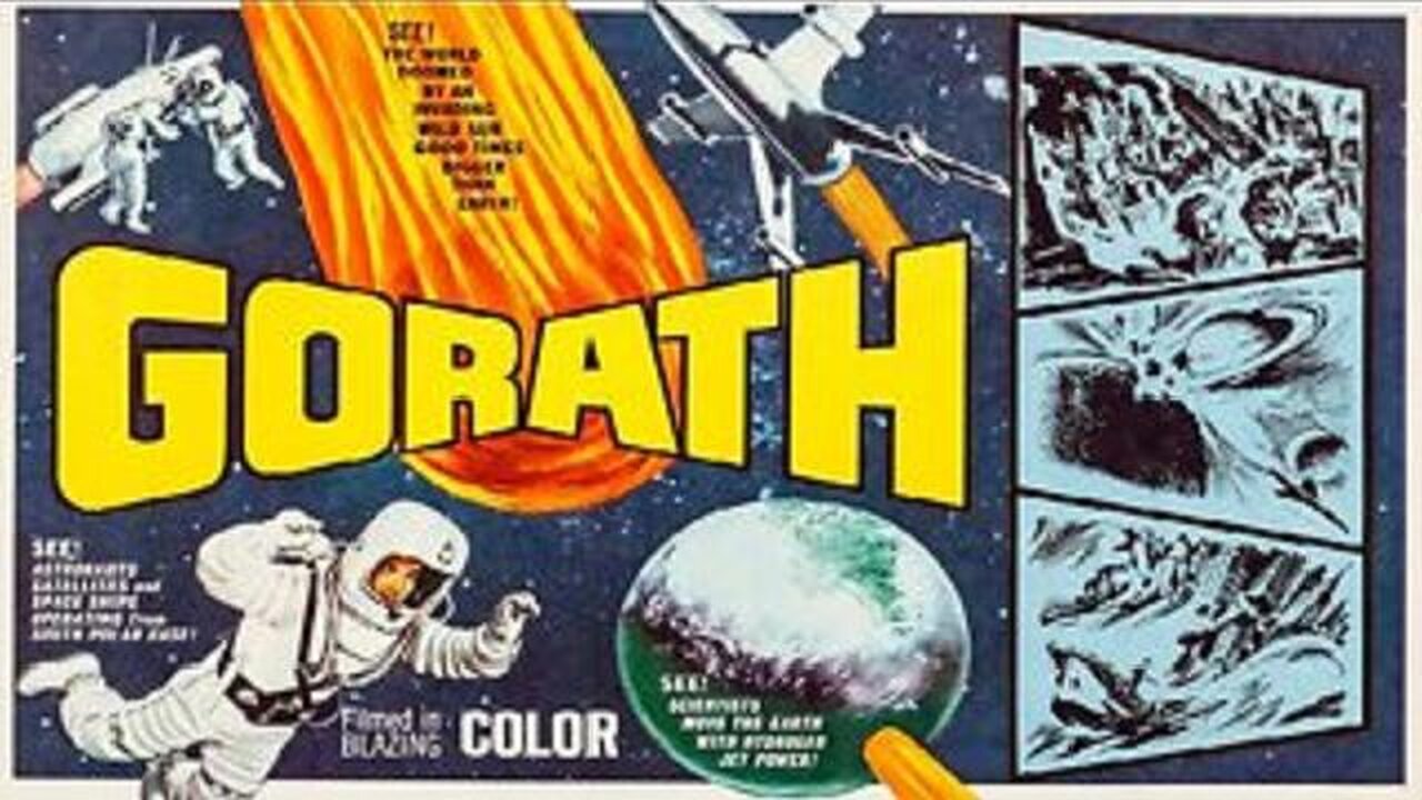 GORATH 1962 Planet on a Collision Course with Earth Japanese w/ English Subtitles FULL MOVIE in HD & W/S
