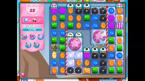 Candy Crush Level 3551 Talkthrough, 35 Moves 0 Boosters