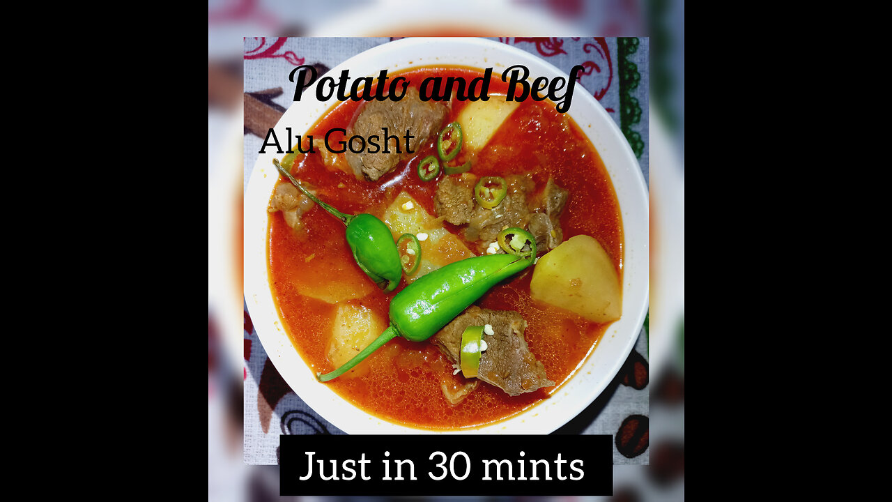 Beef recipe 😋 | spicy beef with potatoes | Alu gosht |