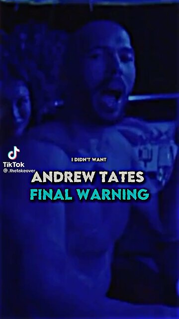 Andrew tate warns youtube