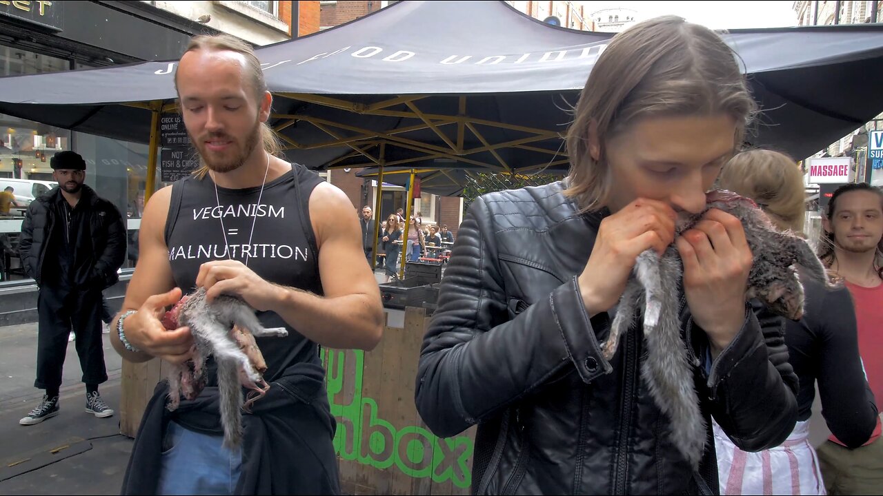 JAILED for Eating Meat @ Soho Vegan Market | London, UK