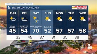 WMAR-2 News Weather at 11