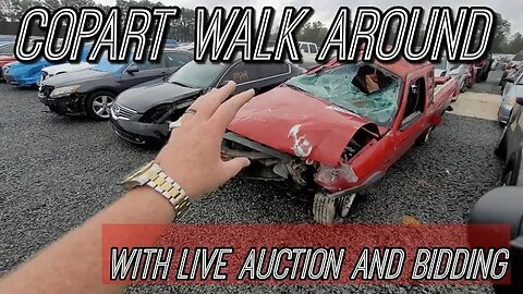 Copart Walk Around, Live Bidding, What Did We Win?