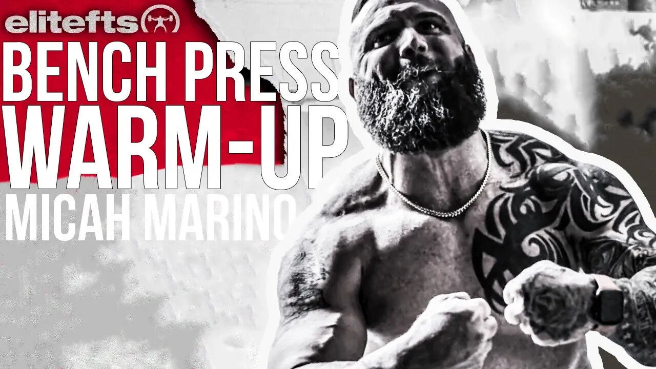 Bench Press Warm-Up With Micah Marino | Try This Before Benching !