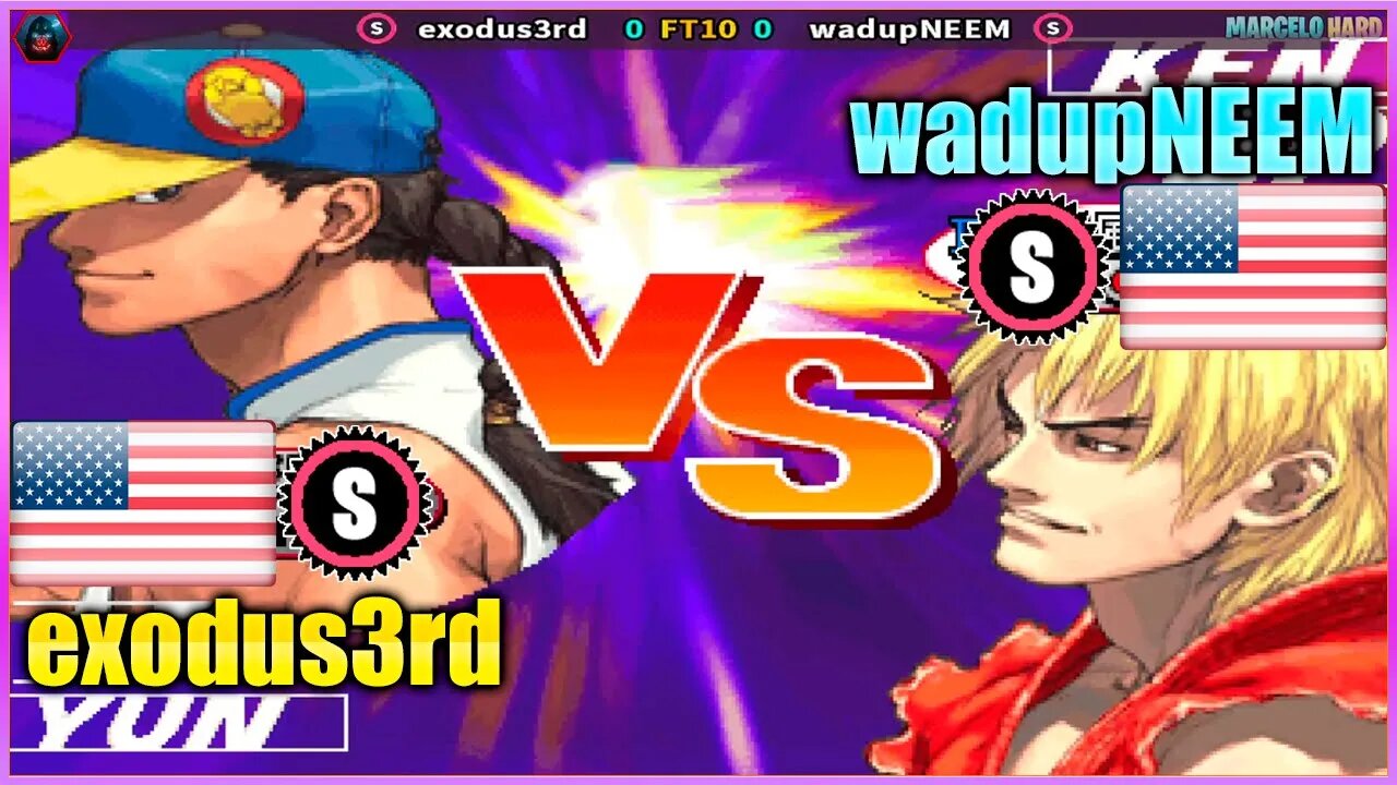 Street Fighter III 3rd Strike (exodus3rd Vs. wadupNEEM) [U.S.A. Vs. U.S.A.]