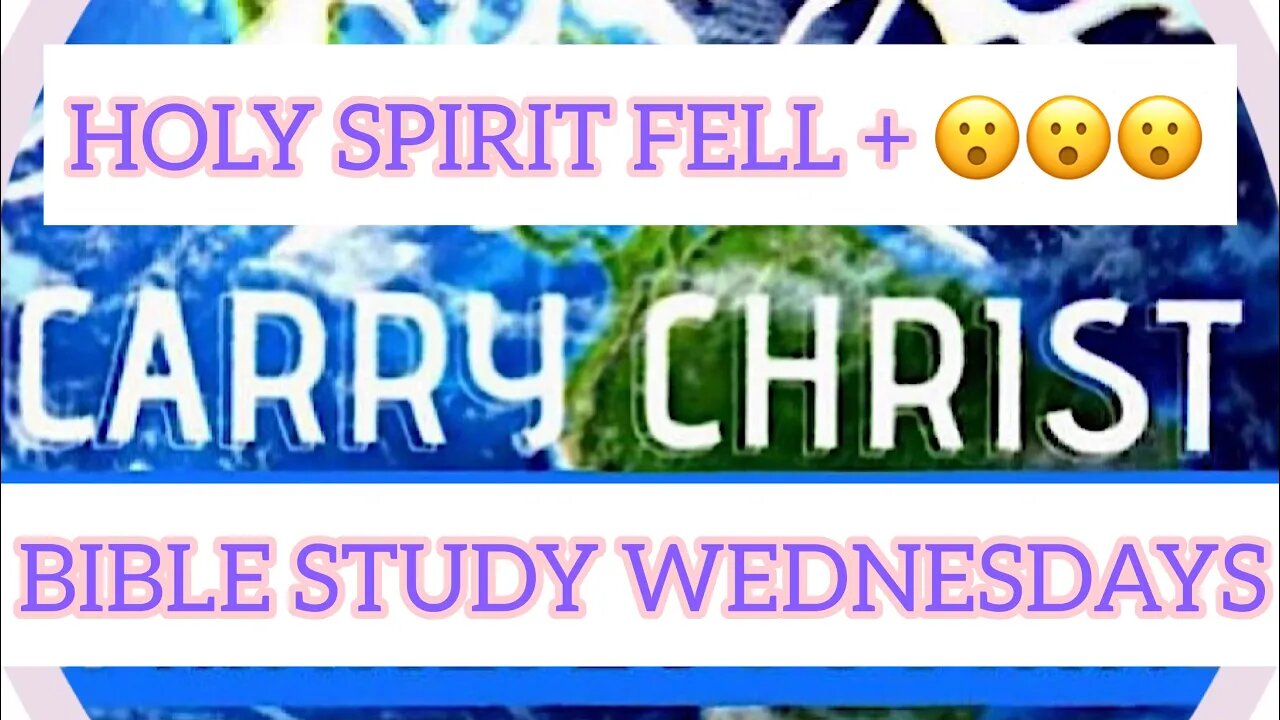 BIBLE STUDY LIVESTREAM REPLAY: HOLY SPIRIT AND FIRE FELL DOWN!