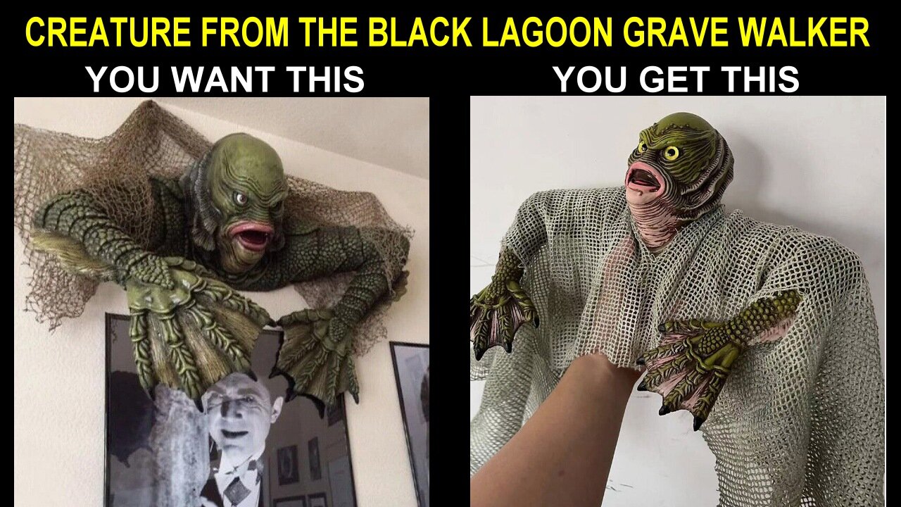 BUYER BEWARE: New Creature From The Black Lagoon Grave Walkers For Sale Are FAKE Sub-Par Knockoffs