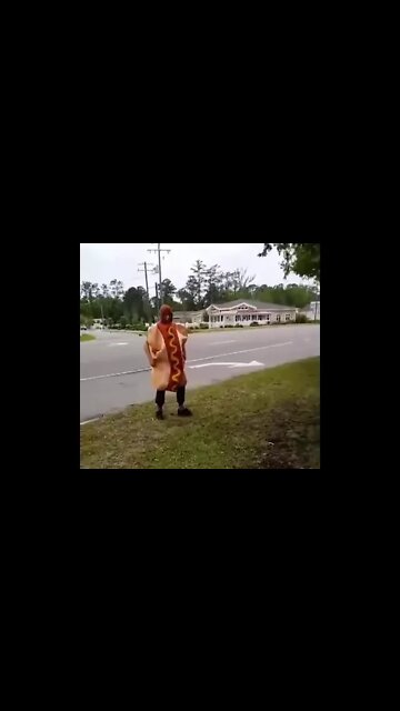 Hot Dog Tries To Do A Cartwheel! #MegaFails #Shorts