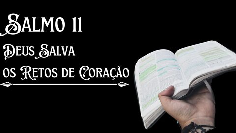 SALMO 11 - Deus Salva os Retos de Coração - Vídeo 12 (Republicado)