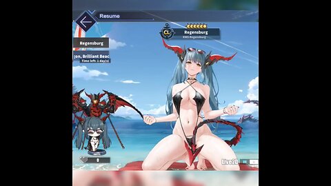 Azur Lane Regensburg skin bikini