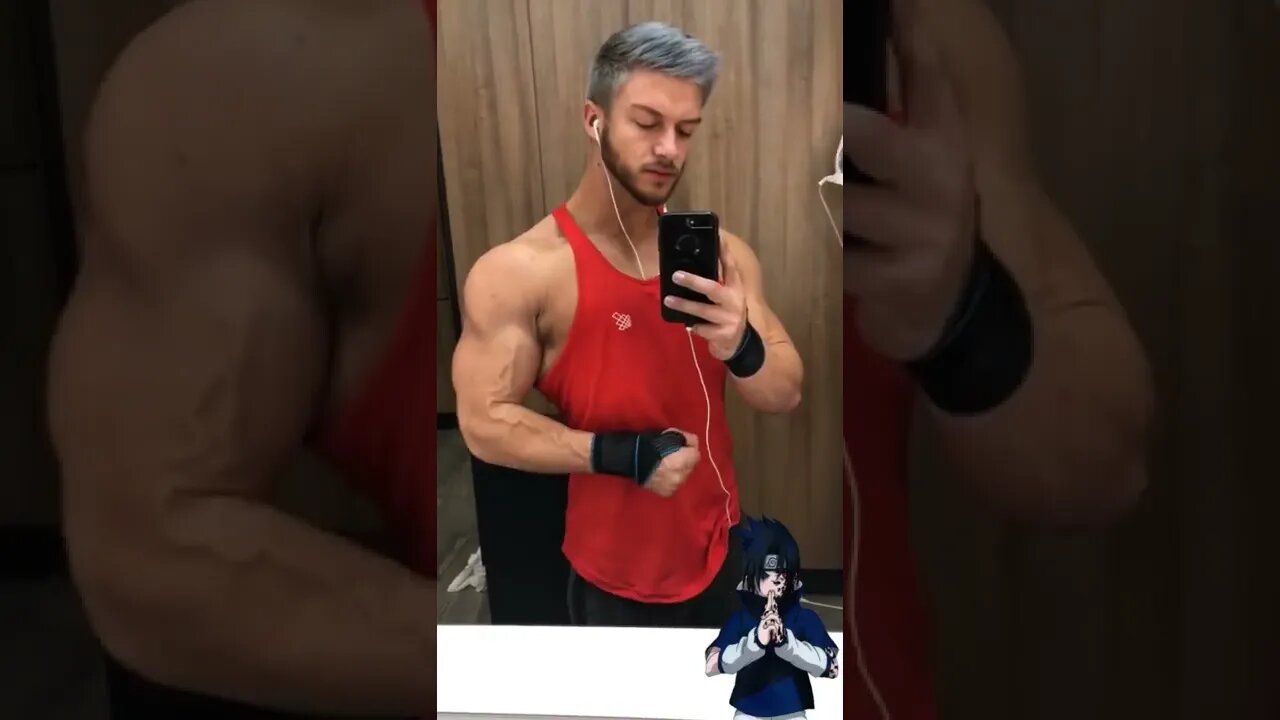 Bodybuilding throwback featuring Sasuke