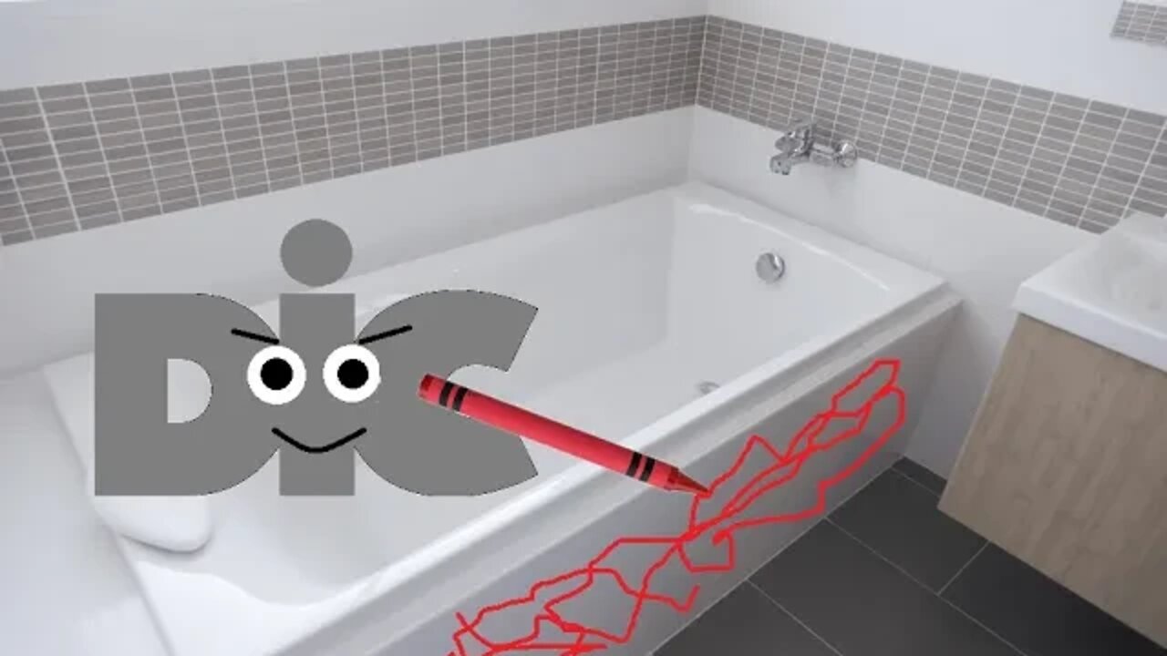 Dic Logo Scares Kid In Bed 91: Did You Color On My Tub? (62720*)