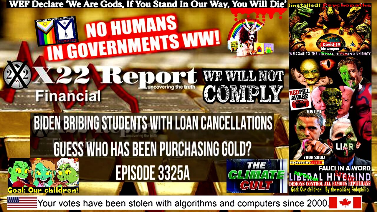 Ep 3325a - Biden Bribing Students With Loan Cancellations, Guess Who Has Been Purchasing Gold?