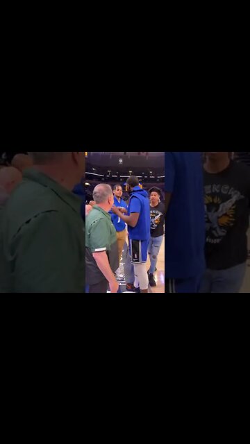 Draymond reunites with Coach Izzo!