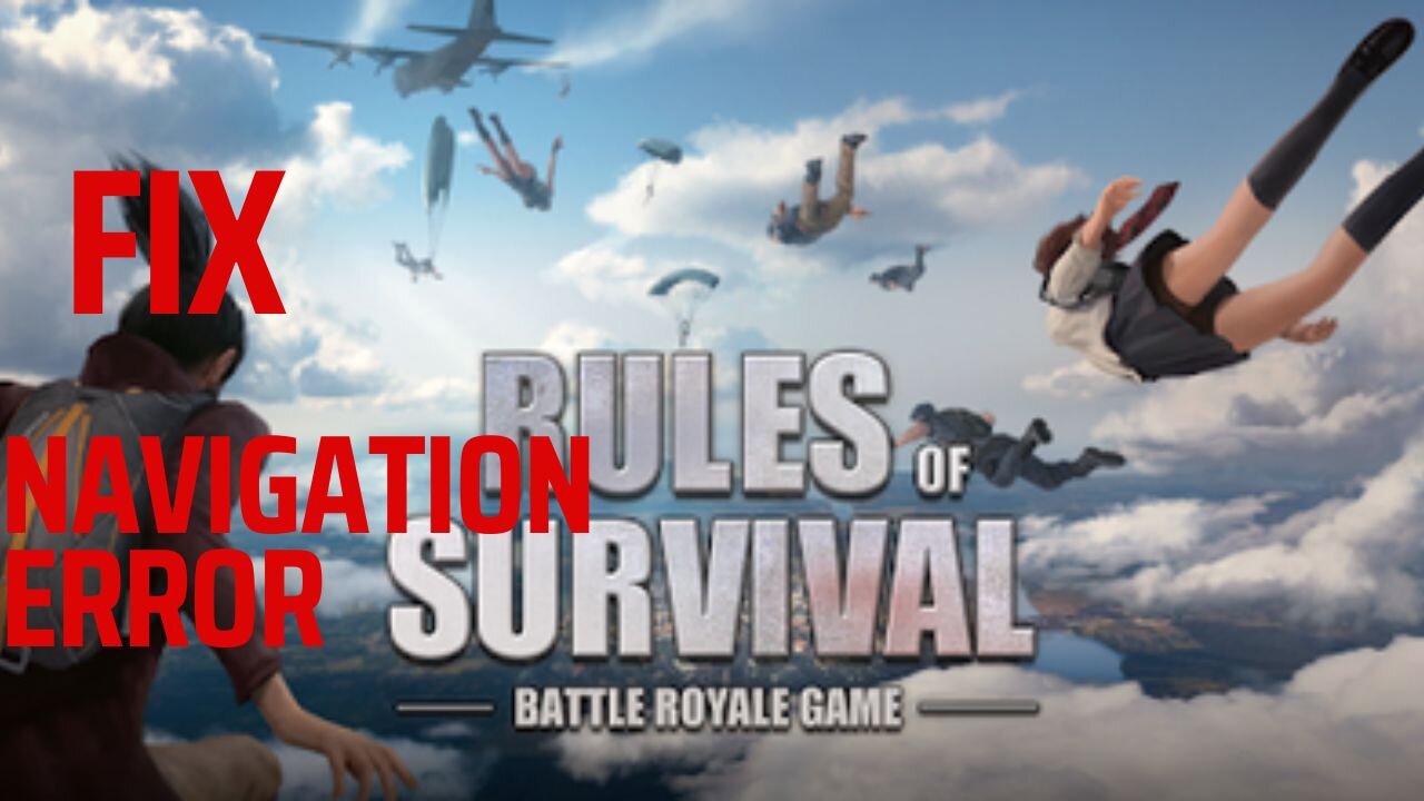 How to fix Rules of Survival Crashing problem and navigation error