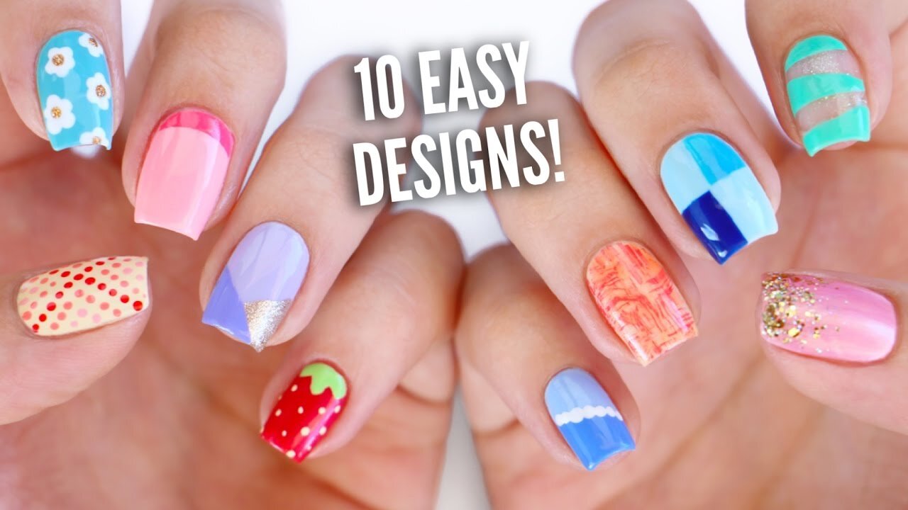 10 Easy Nail Art Designs for Beginners_ The Ultimate Guide #4!