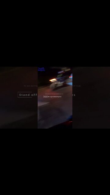 Standoff at Stop Sign with Cops #motorcyclelife #nightout #groupride #yamahar1 #sportbike #bikelife